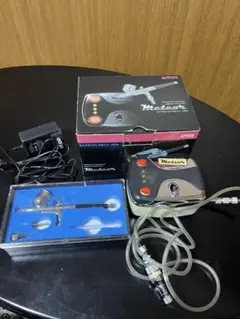 【新品・未使用・箱ダメージ】エアテックス エアブラシワークセット メテオ2 エアテックスオンラインショップ / エアブラシワークセット メテオ2
