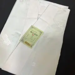 未使用品 仕立上ポリ綸子襦袢 M寸 薄ブルー 別衿