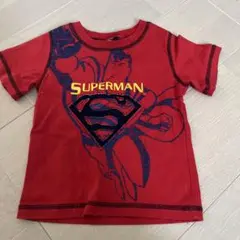 スーパーマン 半袖Tシャツ 赤