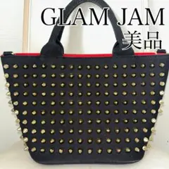 【美品】GLAMJAM スタッズ付き　トートバッグ　黒