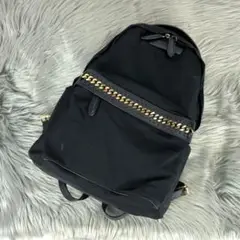 ステラマッカートニー リュックサック ナイロン ブラック