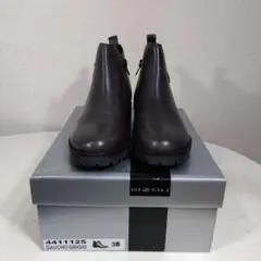 （24.0cm）RIZOLI GAUCHO GRIGIOショートブーツ グレー色