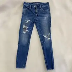 American Eagle ダメージスキニーデニム