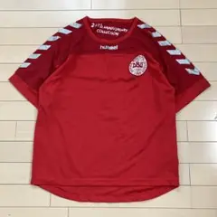 8.19 hummel ヒュンメル サッカーシャツ レッド L