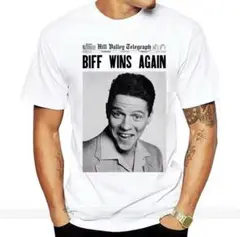 新品　バックトゥザフューチャー　ビフ・タネン　Tシャツ　白　Lサイズ