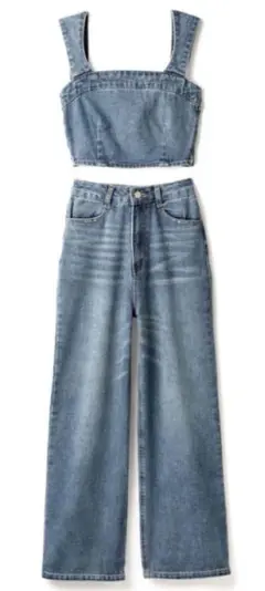 GRL デニムセットアップ