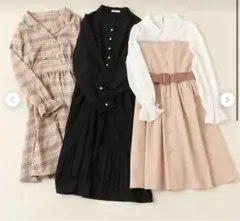 OLIVE des OLIVE オリーブデオリーブ プリーツワンピース