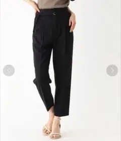index　リネンタッチセンタープレステーバードパンツ　L