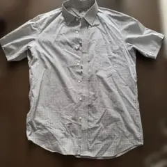 UNIQLO スリムフィット チェック柄 半袖シャツ XL