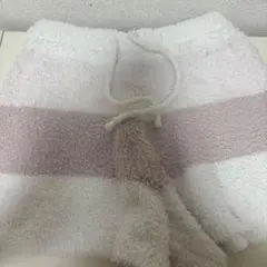 ジェラートピケ　ショートパンツ　ピンクホワイト