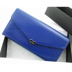 ☆お買い得☆未使用品☆箱付 ポールスミス 人気ラブレター 長財布 ブルー☆