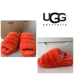 美品 UGG フラッフ サンダル