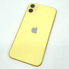 即配【美品】SIMフリー iPhone 11 128GB イエロー 100％ ★