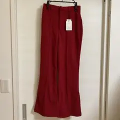 【新品】【GRL】センターピンタックフレアパンツ