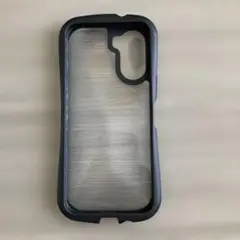 Android用バンパーフレームケース ブラック透明