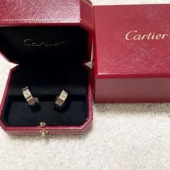 カルティエ ラブピアス ホワイトゴールド