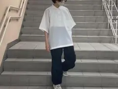 2024 MUJI labo 風を通す汚れが落ちやすいポロシャツS 男女兼用