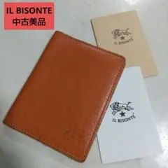 IL BISONTE イルビゾンテ 中古美品 パスケース 定期入れ カードケース