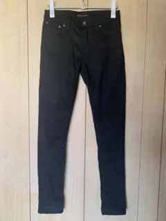 美品　nudie jeans skinny lin 30x32 ブラック