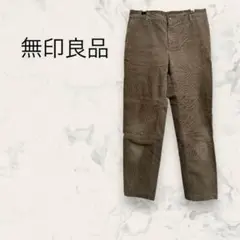 無印良品 MUJI ストレッチコーデュロイパンツ L 大きめ ウエストゴム 無地