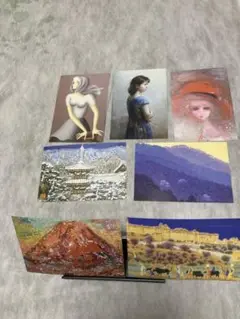 絵葉書　名画　画廊発行　未使用