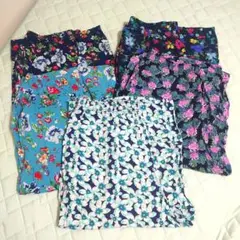 UNIQLOユニクロ　花柄レーヨンリラコ　Ｌサイズ　５点セット