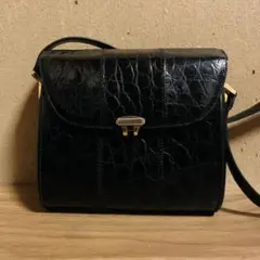 TANINO CRISCI タニノクリスチー エナメル レザー ショルダーバッグ
