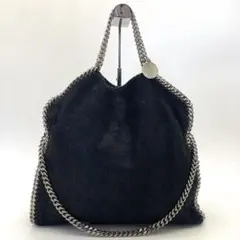 【美品】ステラマッカートニー 2way ショルダーバッグ ファラベラ レザー 黒