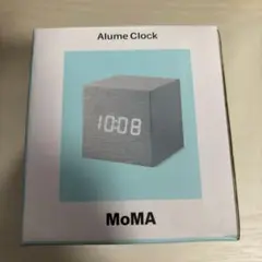 お*ん様 【限定品】星野源×MoMAオリジナル アルミニウムキューブクロック 2025年最新】MoMA アルミニウム キューブクロックの人気アイテム