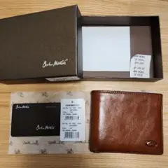 JOHN MASTER 二つ折り財布 茶色