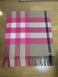 BURBERRY バーバリー マフラー カシミア100% 美品 超大判サイズ