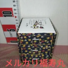 当時品　希少　やなせたかし　詩　ポエム　ピエロ　タイル付き　引き出し式　小物入れ