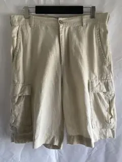 90s 00s jos a bank linen short pants