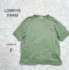 【ローリーズファーム】Tシャツ カットソー 半袖 フリーサイズ ロゴ