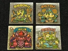 旧ビックリマン　18弾ヘッド3枚、天使1枚セット【当時品】