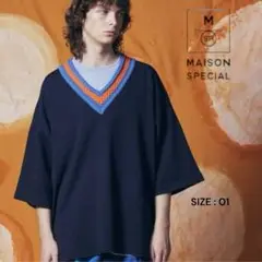 【希少】MAISON SPECIAL プライムオーバー チルデン Vネック T