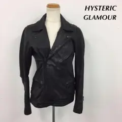 ☆ HYSTERIC GLAMOUR 羊革 ダブルライダース F ブラック