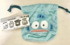 サンリオキャラクターズ　ふわふわフェイス巾着　ハンギョドン