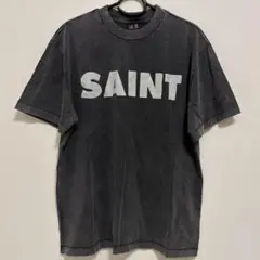 SAINT MICHAEL Tシャツ ヴィンテージ オーバーサイズ ラフ ロゴ