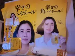 サントリー　SUNTORY　角ハイボール　蒼井優　ポスター 等　一式　計22点