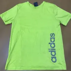 adidas 蛍光イエローグリーン Tシャツ 150
