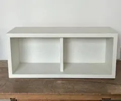 無印良品 壁に付けられる家具箱 ライトグレー 44㎝ 無印 壁に付けられる家具