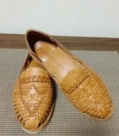 mapache マパシェ レザーフラットシューズ レディース 38
