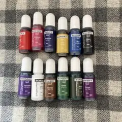 UV/LEDレジン、２液性レジン専用着色剤　12色　透明