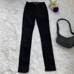 DENHAM marianne high skinny fit ブラックデニム