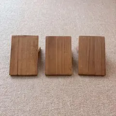 木製ディスプレイスタンド 3個セット