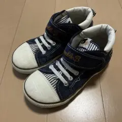 DOUBLE-B ストライプデザイン スニーカー 18.0