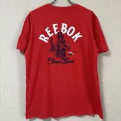 791 赤 REEBOK リーボック アメリカ古着 ビッグプリントTシャツ