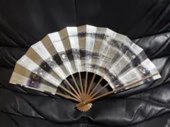 扇子　30.5cm 銀　両褄金銀小石霞　舞扇子　舞踊　大衆演劇　着物　和装　小物