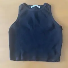 ZARA タンクトップ　ノンストップ　S ブラック